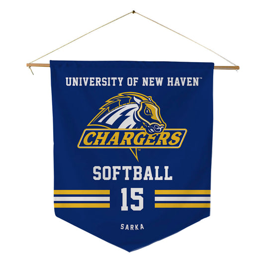 New Haven - NCAA Softball : Jordan Sarka - Pennant - 18" x 21"-0