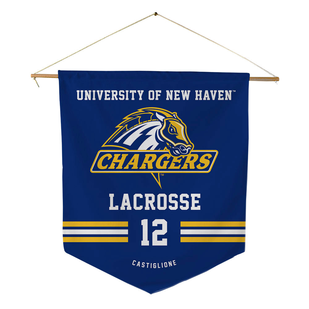 New Haven - NCAA Women's Lacrosse : Summer Castiglione - Pennant - 18" x 21"-0