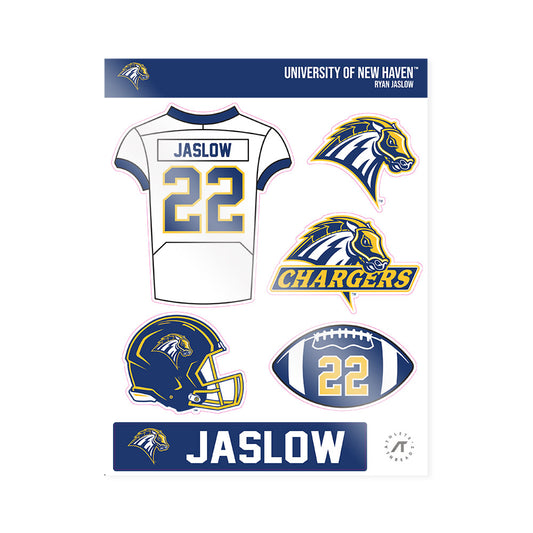 New Haven - NCAA Football : Ryan Jaslow - Sticker Sheet-0