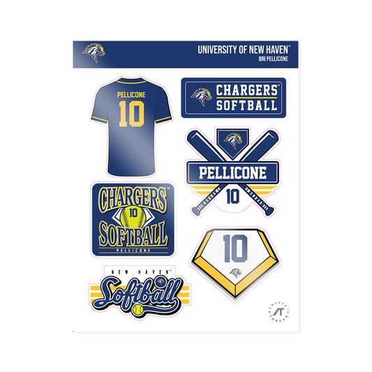 New Haven - NCAA Softball : Bri Pellicone - Sticker Sheet-0