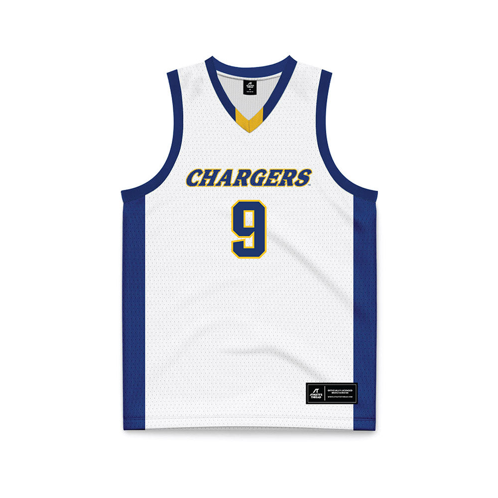 New Haven - NCAA Men's Basketball : Owen Hotaling - White Basketball Jersey-0