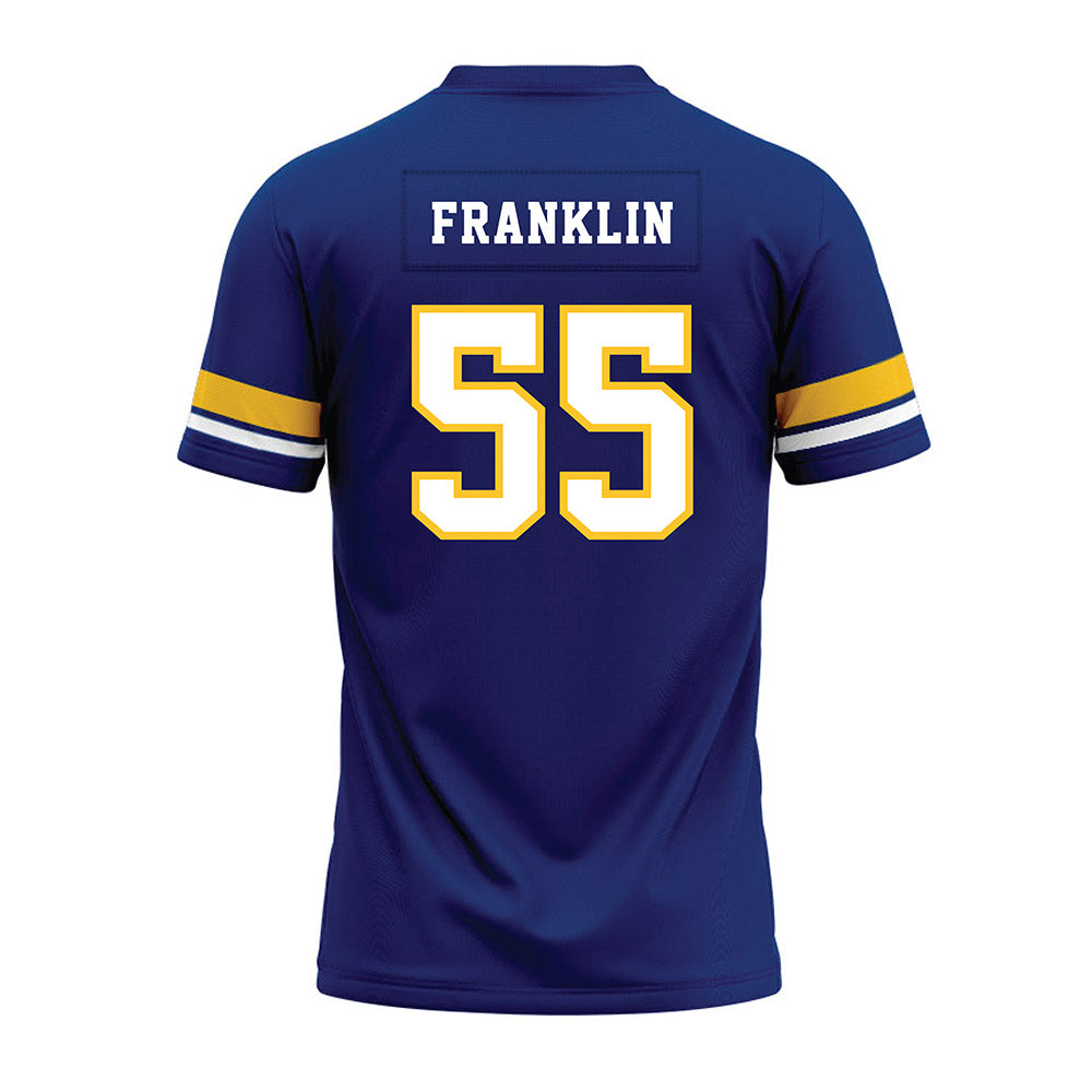 New Haven - NCAA Football : Jayden Franklin - Blue Premium Football Jersey-1