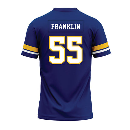 New Haven - NCAA Football : Jayden Franklin - Blue Premium Football Jersey-1