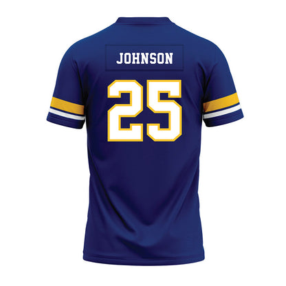 New Haven - NCAA Football : Nehemiah Johnson - Blue Premium Football Jersey-1