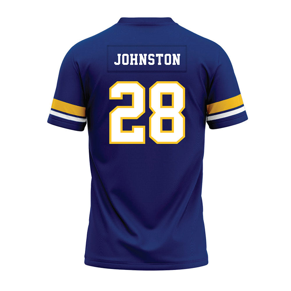 New Haven - NCAA Football : Rowan Johnston - Blue Premium Football Jersey-1