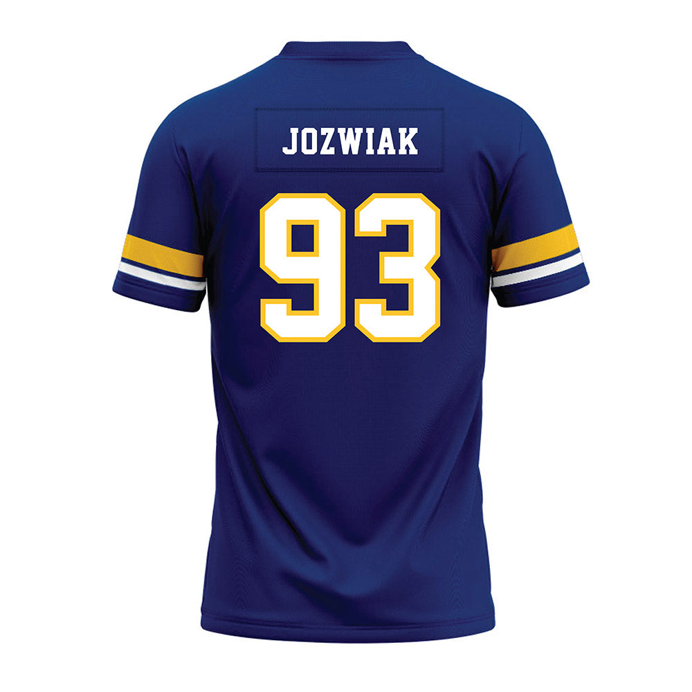 New Haven - NCAA Football : Logan Jozwiak - Blue Premium Football Jersey-1