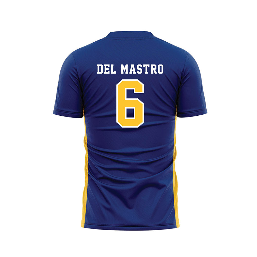 New Haven - NCAA Men's Soccer : Valerio Del Mastro - Blue Soccer Jersey-1
