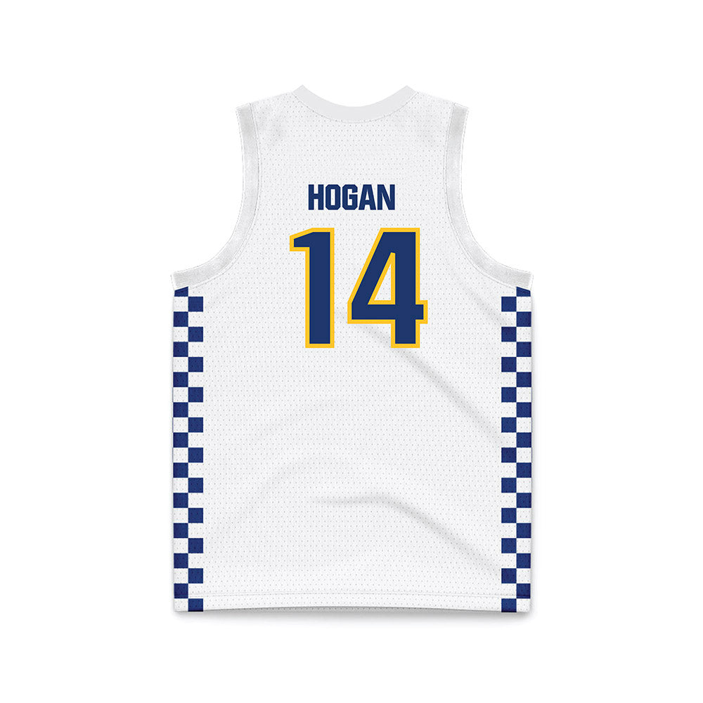 New Haven - NCAA Women's Basketball : Lindsay Hogan - White Basketball Jersey-1
