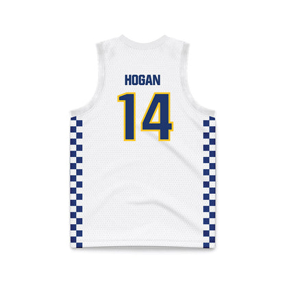 New Haven - NCAA Women's Basketball : Lindsay Hogan - White Basketball Jersey-1