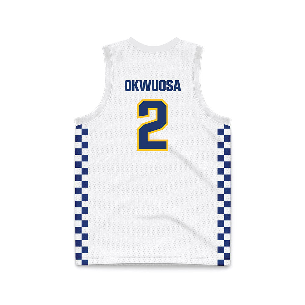 New Haven - NCAA Women's Basketball : Eveani Okwuosa - White Basketball Jersey-1