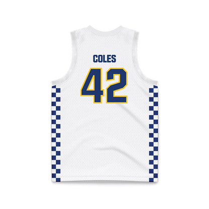 New Haven - NCAA Women's Basketball : Schuyler Coles - White Basketball Jersey-1