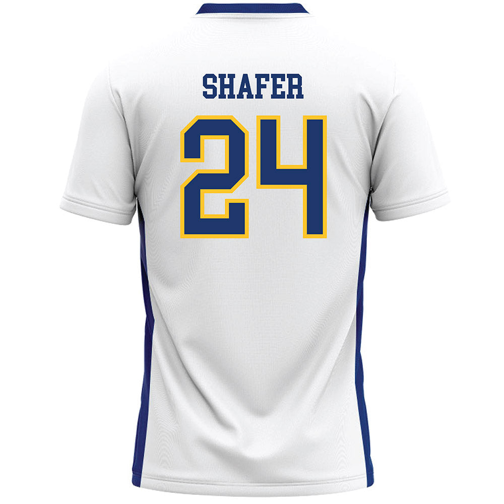 New Haven - NCAA Women's Lacrosse : Lucy Shafer - White Lacrosse Jersey -1