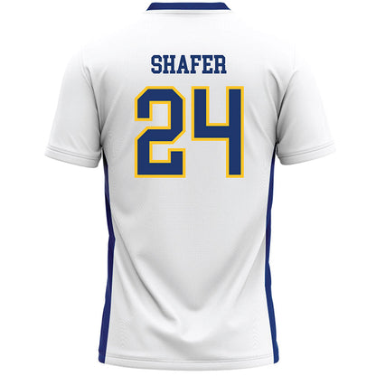 New Haven - NCAA Women's Lacrosse : Lucy Shafer - White Lacrosse Jersey -1