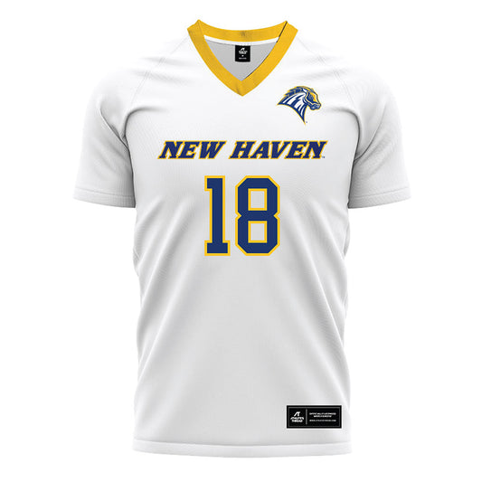 New Haven - NCAA Women's Soccer : Madison Maxwell - White Soccer Jersey-0