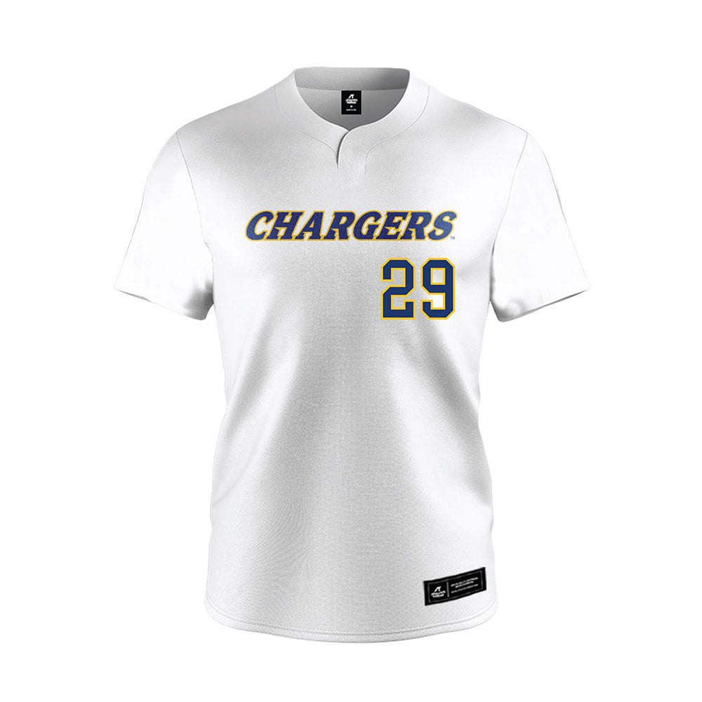 New Haven - NCAA Softball : Carson Schakel - White Jersey-0