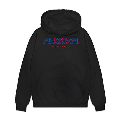 Arizona - NCAA Softball : - Team Caricature Premium Hooded Sweatshirt-0