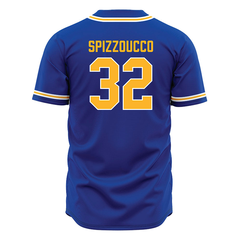 Pittsburgh - NCAA Baseball : Vincent Spizzoucco - Blue Jersey-1