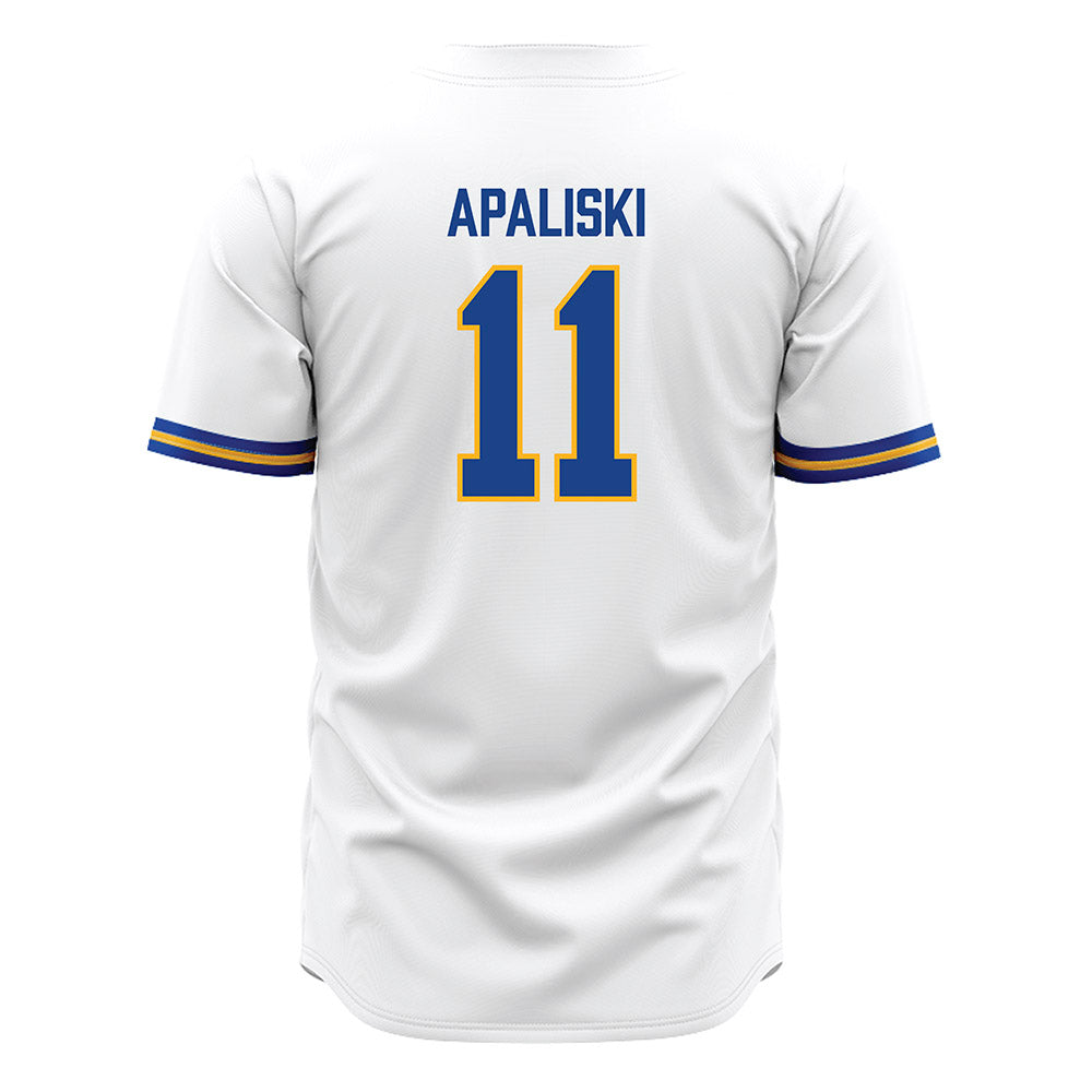 Pittsburgh - NCAA Baseball : Ryan Apaliski - White Jersey-1