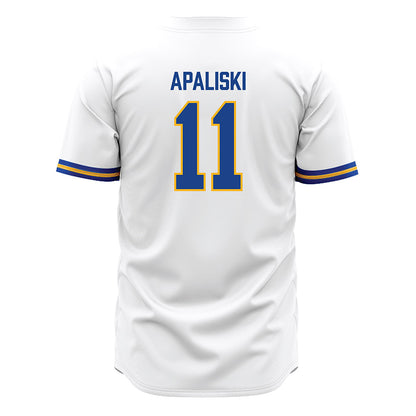 Pittsburgh - NCAA Baseball : Ryan Apaliski - White Jersey-1
