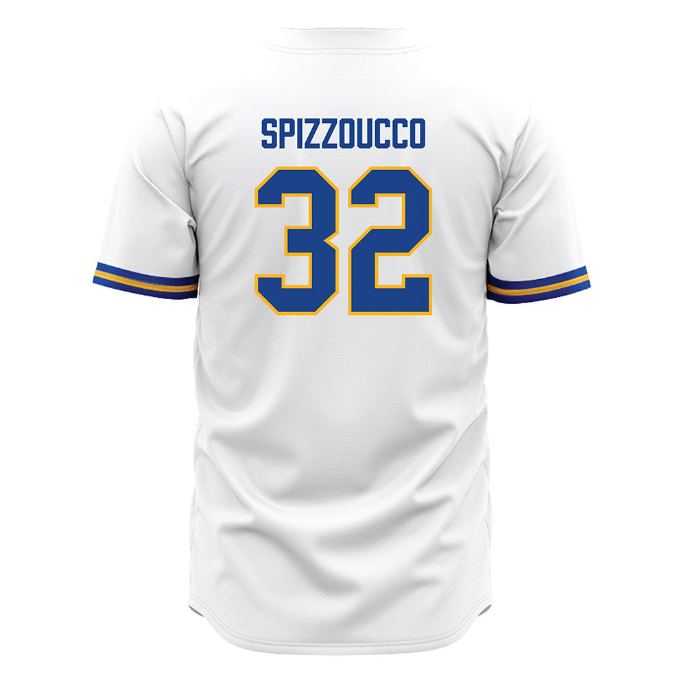 Pittsburgh - NCAA Baseball : Vincent Spizzoucco - White Jersey-1