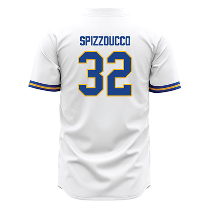 Pittsburgh - NCAA Baseball : Vincent Spizzoucco - White Jersey-1