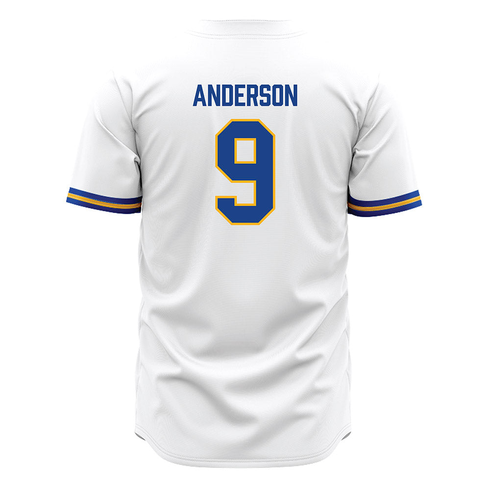 Pittsburgh - NCAA Baseball : Jack Anderson - White Jersey-1