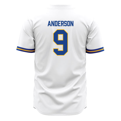 Pittsburgh - NCAA Baseball : Jack Anderson - White Jersey-1