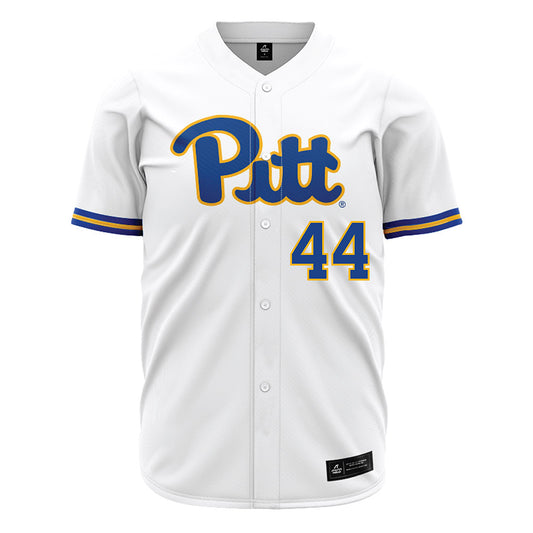 Pittsburgh - NCAA Baseball : Benjamin Asmussen - White Jersey-0