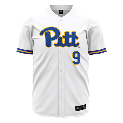 Pittsburgh - NCAA Baseball : Jack Anderson - White Jersey-0