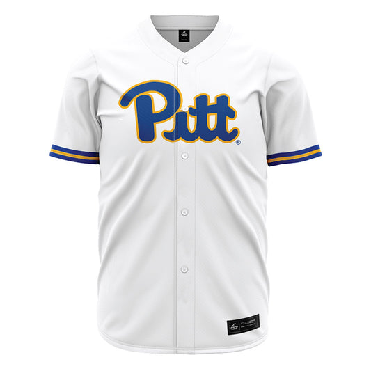 Pittsburgh - NCAA Baseball : Aidan Paradine - White Jersey-0