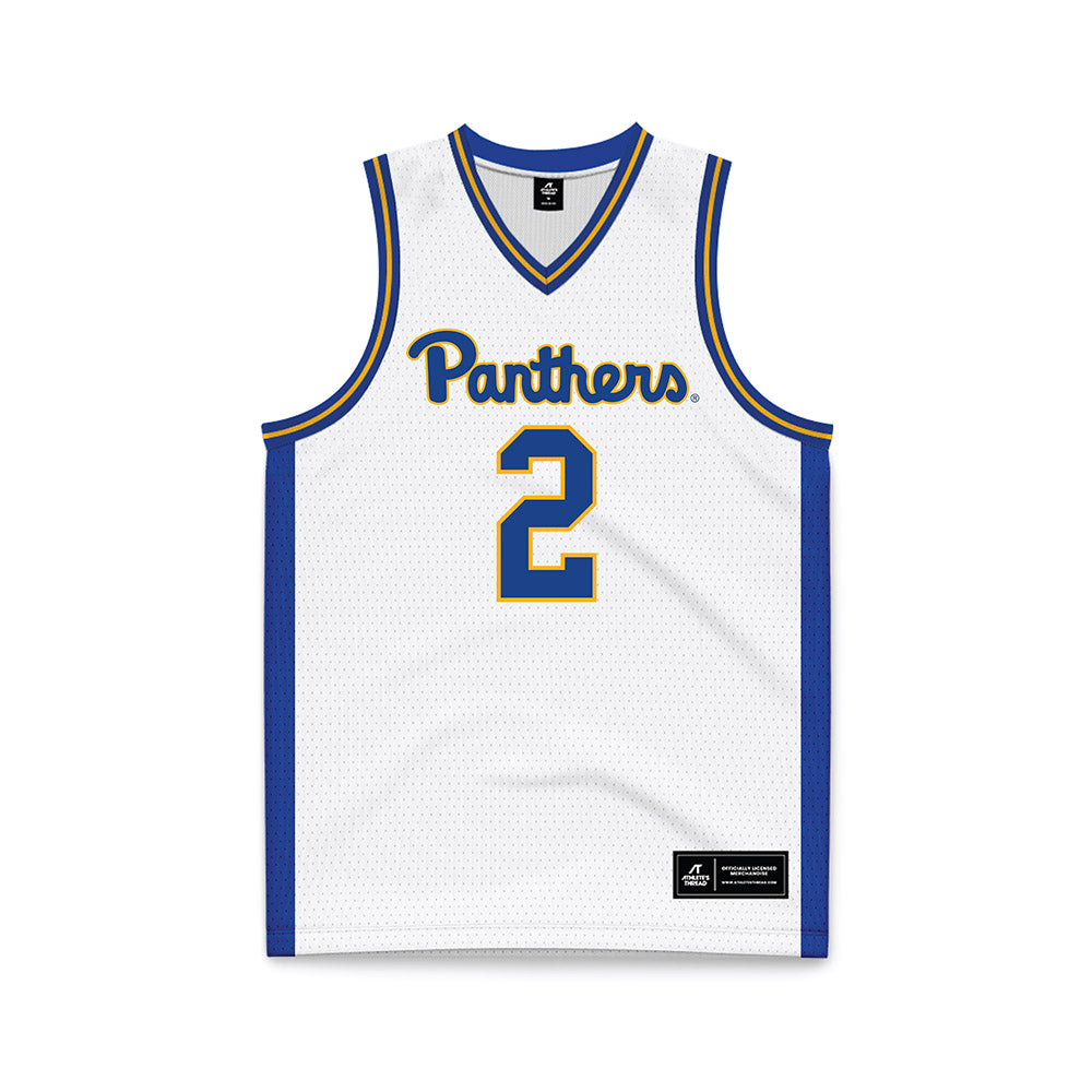 Pittsburgh - NCAA Men's Basketball : Cameron Corhen - White Basketball Jersey-0