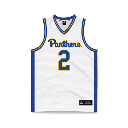 Pittsburgh - NCAA Men's Basketball : Cameron Corhen - White Basketball Jersey-0