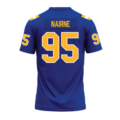 Pittsburgh - NCAA Football : Eliyt Nairne - Blue Premium Football Jersey-1