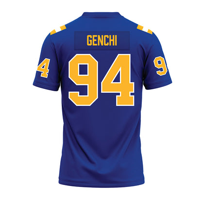 Pittsburgh - NCAA Football : Carter Genchi - Blue Premium Football Jersey-1