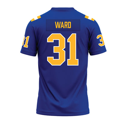 Pittsburgh - NCAA Football : DeMarco Ward - Blue Premium Football Jersey-1