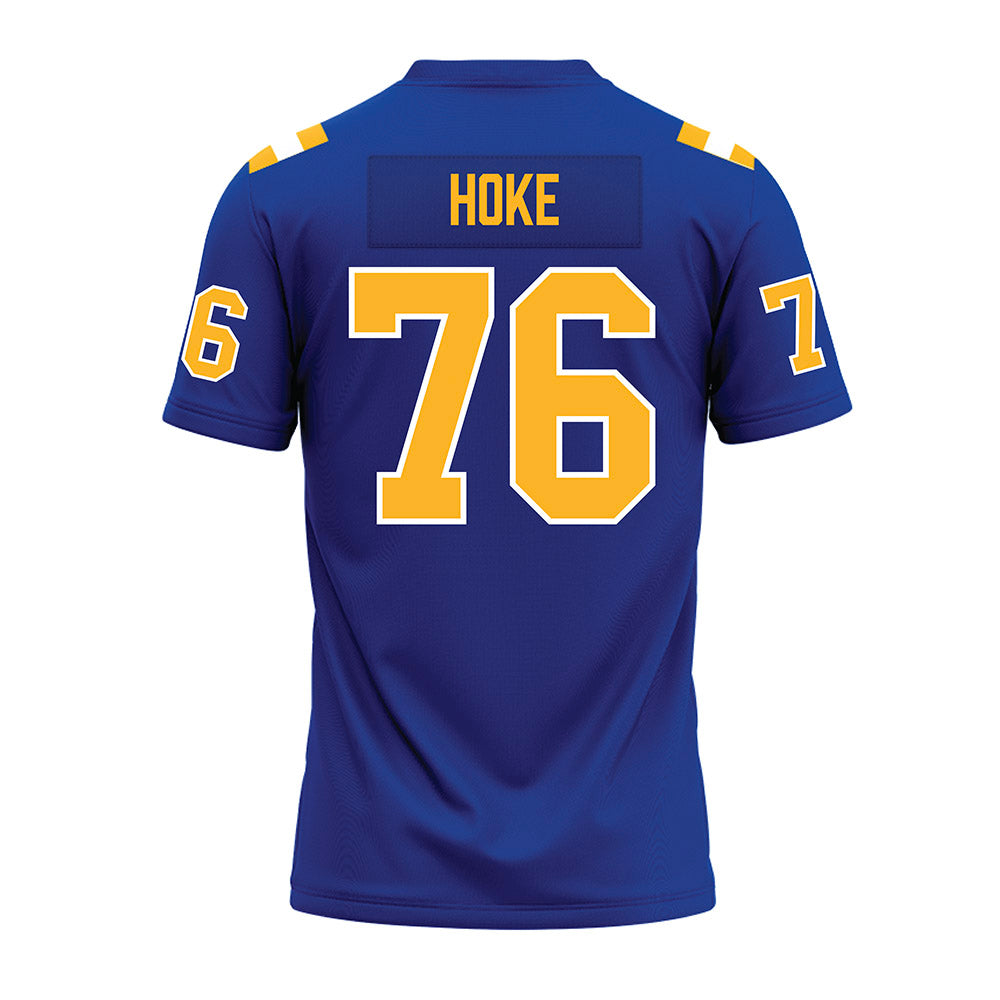Pittsburgh - NCAA Football : Lincoln Hoke - Blue Premium Football Jersey-1