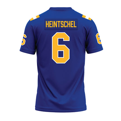 Pittsburgh - NCAA Football : Mason Heintschel - Blue Premium Football Jersey-1