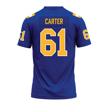 Pittsburgh - NCAA Football : Daniel Carter - Blue Premium Football Jersey-1