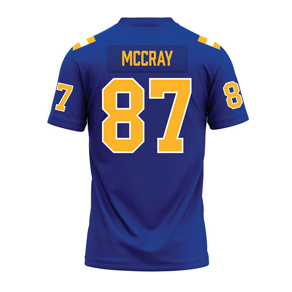 Pittsburgh - NCAA Football : Demetrice McCray - Blue Premium Football Jersey-1