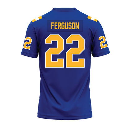 Pittsburgh - NCAA Football : Zion Ferguson - Blue Premium Football Jersey-1