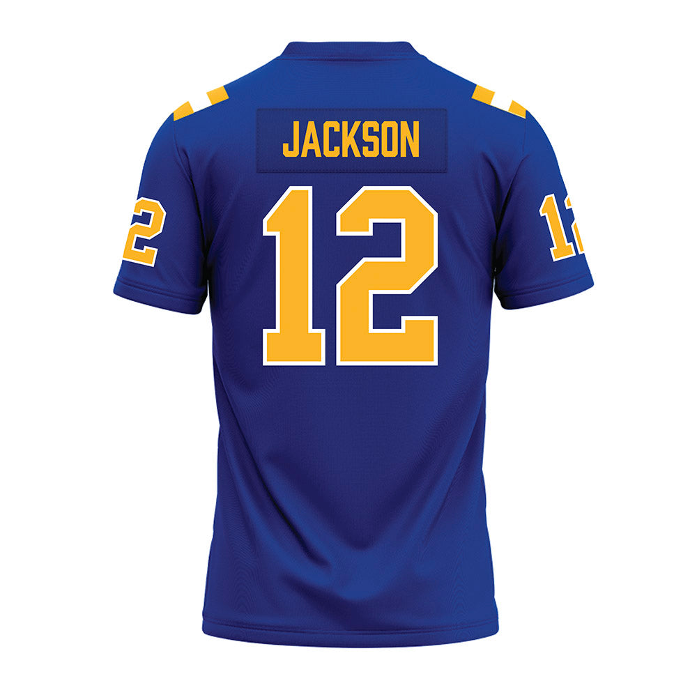 Pittsburgh - NCAA Football : Beau Jackson - Blue Premium Football Jersey-1