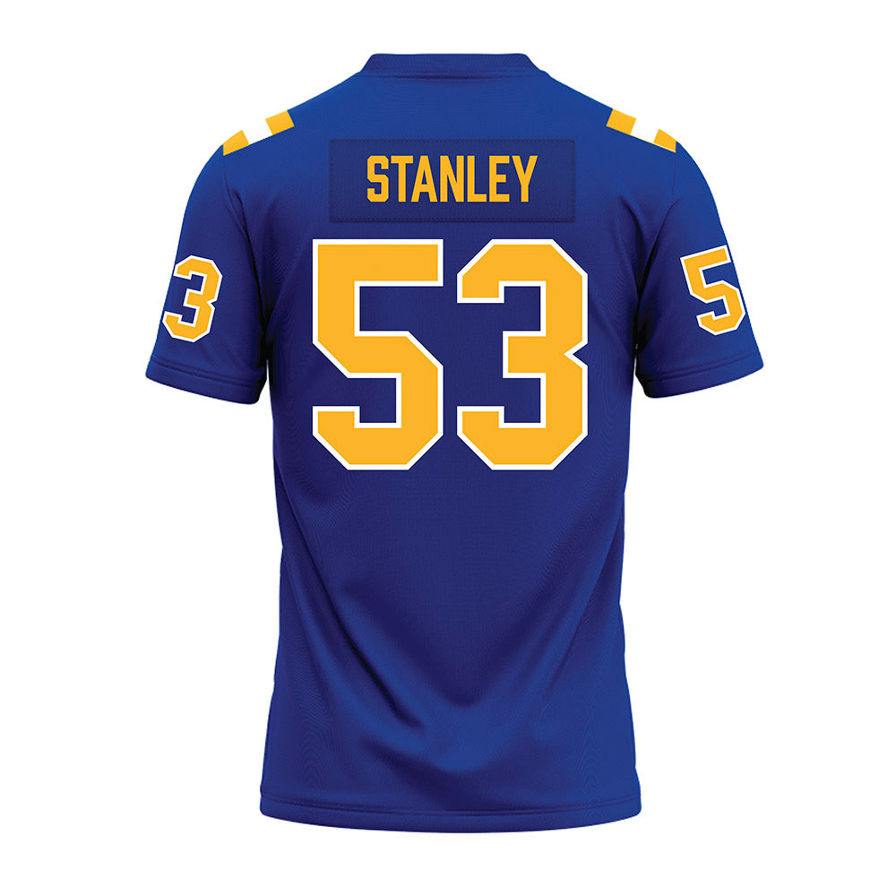 Pittsburgh - NCAA Football : Kendall Stanley - Blue Premium Football Jersey-1