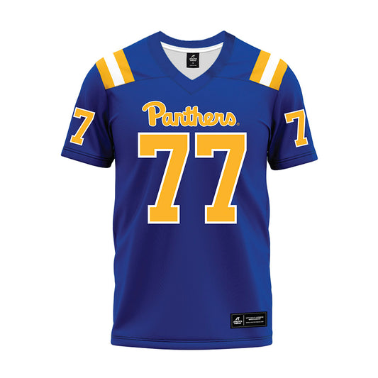 Pittsburgh - NCAA Football : Carter Warren - Blue Premium Football Jersey-0