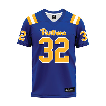 Pittsburgh - NCAA Football : Jeremiah Marcelin - Blue Premium Football Jersey-0