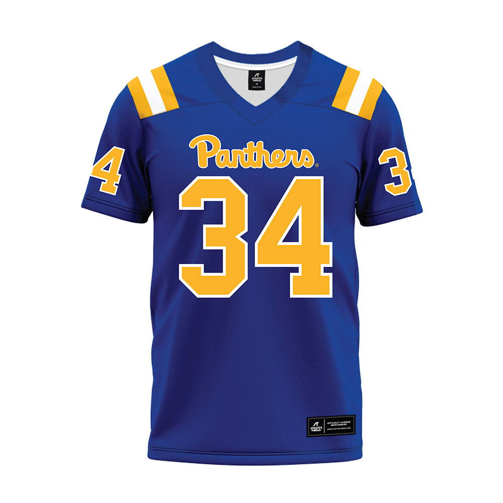 Pittsburgh - NCAA Football : Marcus Jennings - Blue Premium Football Jersey-0