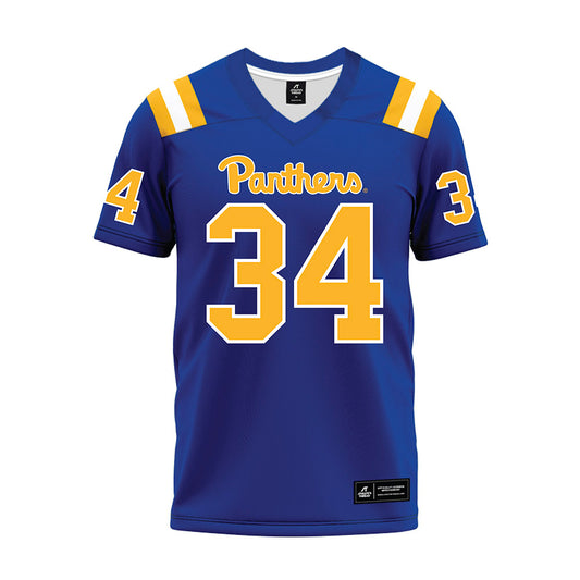 Pittsburgh - NCAA Football : Marcus Jennings - Blue Premium Football Jersey-0