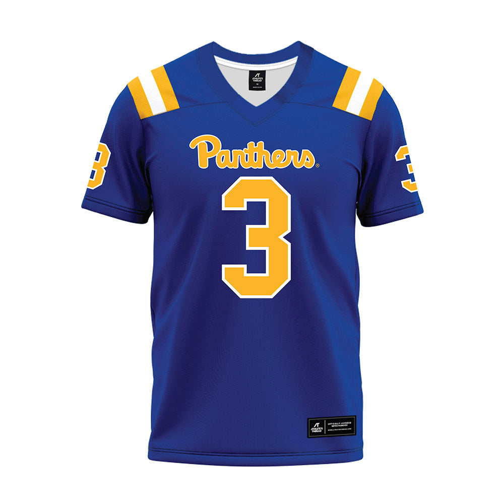 Pittsburgh - NCAA Football : Blue Hicks - Blue Premium Football Jersey-0
