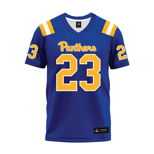 Pittsburgh - NCAA Football : Jacob Sassic - Blue Premium Football Jersey-0
