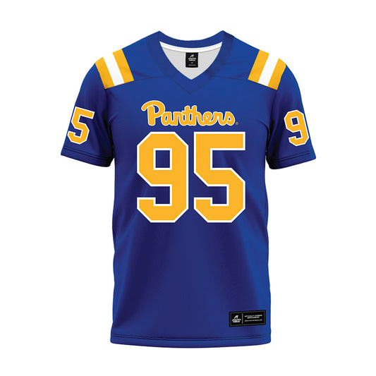 Pittsburgh - NCAA Football : Eliyt Nairne - Blue Premium Football Jersey-0
