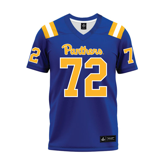 Pittsburgh - NCAA Football : Isaiah Montgomery - Blue Premium Football Jersey-0